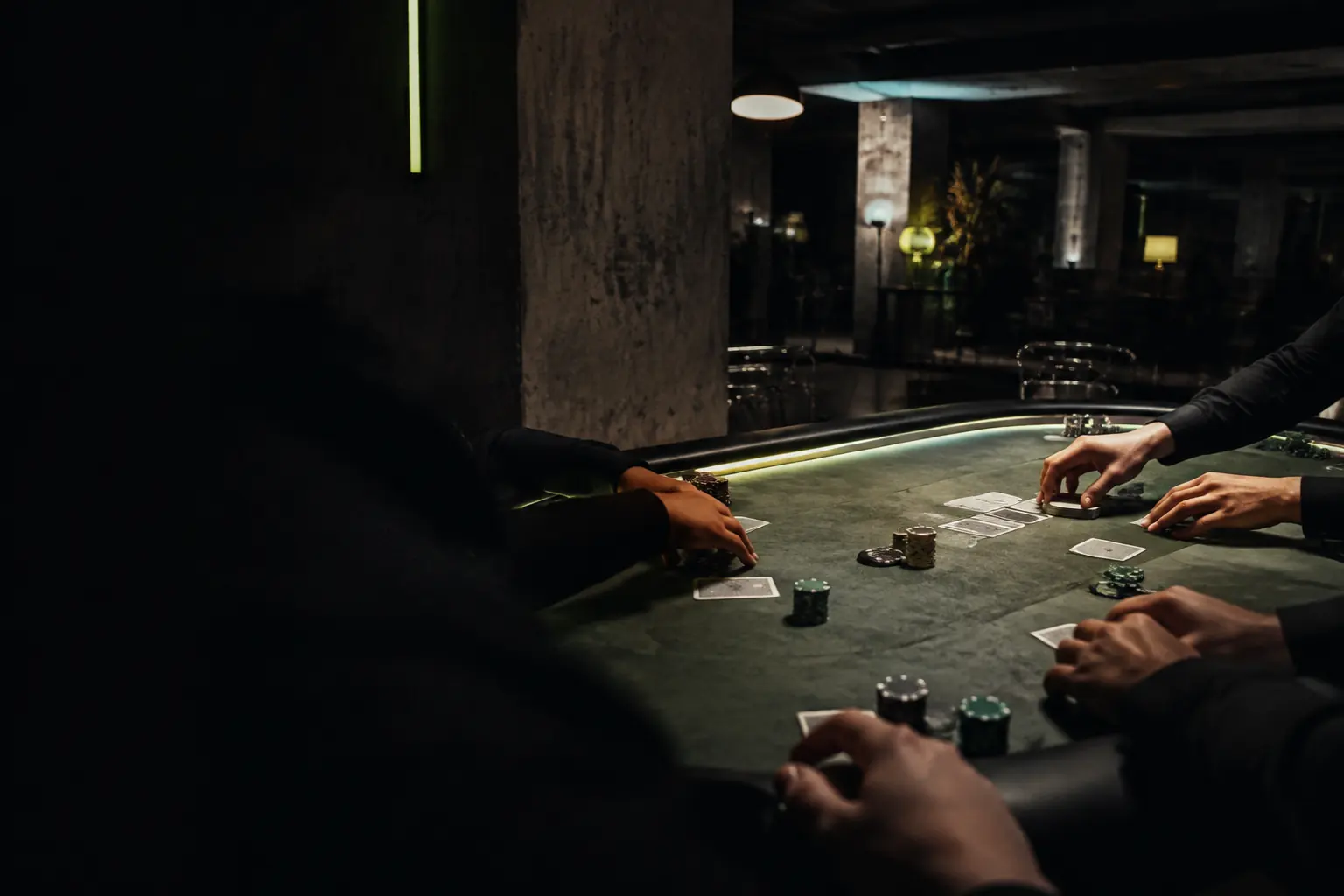 Poker table